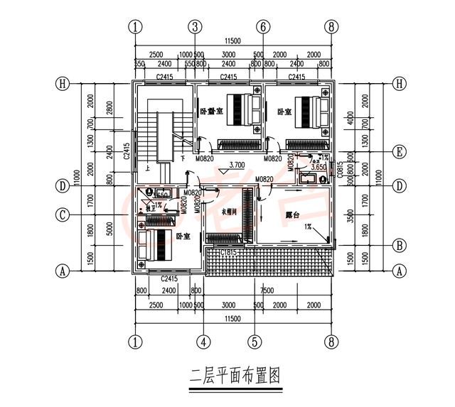 屯子自修房策画：简约大气的摩登风致最经典二层别墅性价比最高(图4)